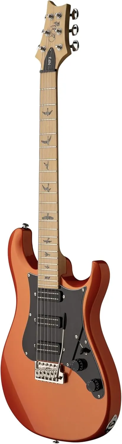 PRS SE NF3 Maple Fretboard, Metallic Orange with Gig Bag