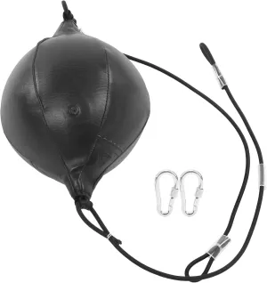 Punching Ball Bag, 7.9in Inflatable Boxing PU Pear Muay Thai Swivel Punch Bag Heavy Duty Double End Bag for Indoor Punching Exercise Training