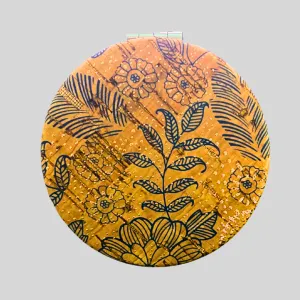 Purse Mirror Compact Size in Cork Leather I FIONA I B2B