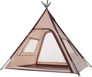 Pyramid Tent,Outdoor Camping Tent with Two Doors,Easy Set up,for 3-4 Season Backpacking,Camping,Hiking,Bushcraft,Travel,Winter Camping
