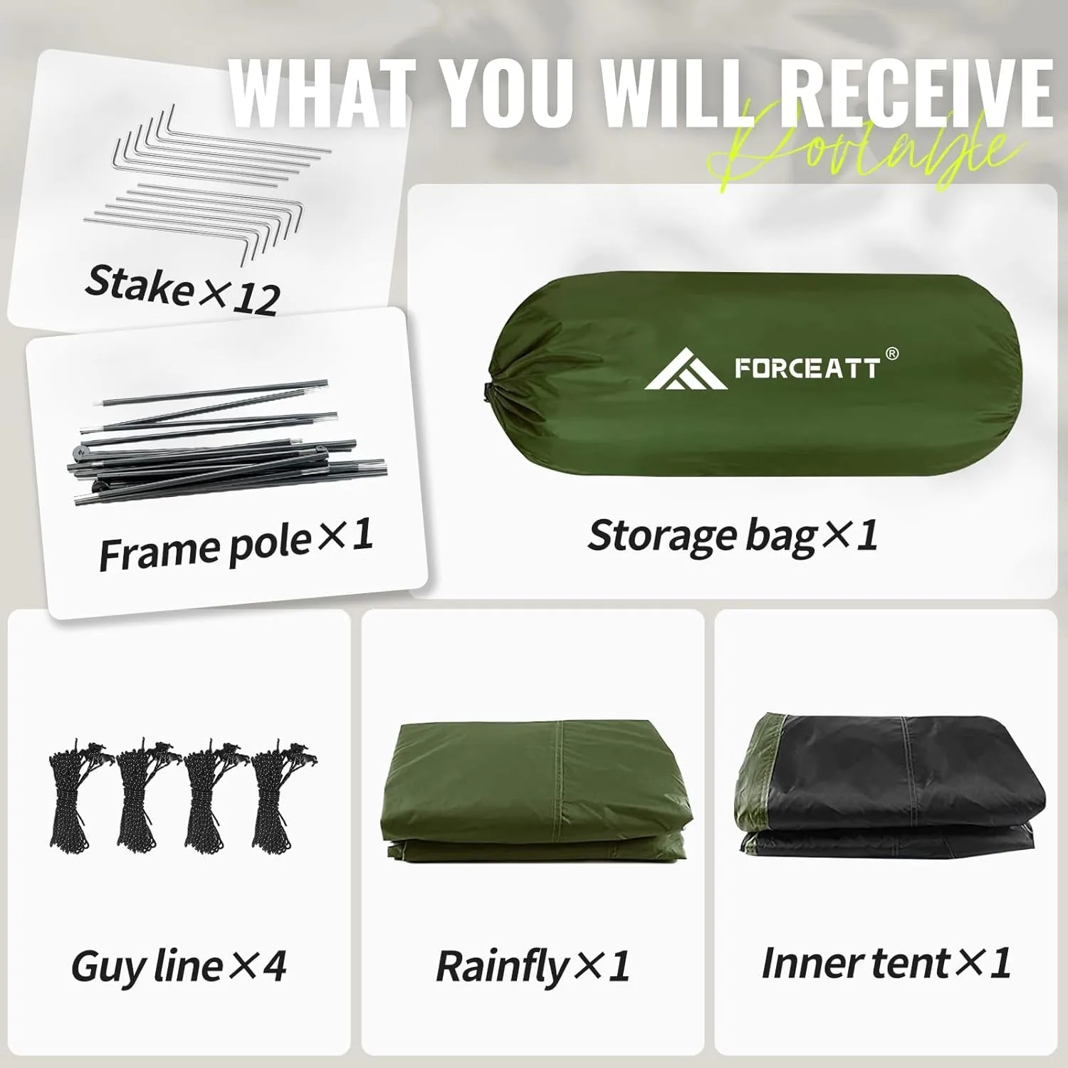 Quick Pitch 2-3 Person Hiking or Camping Tent