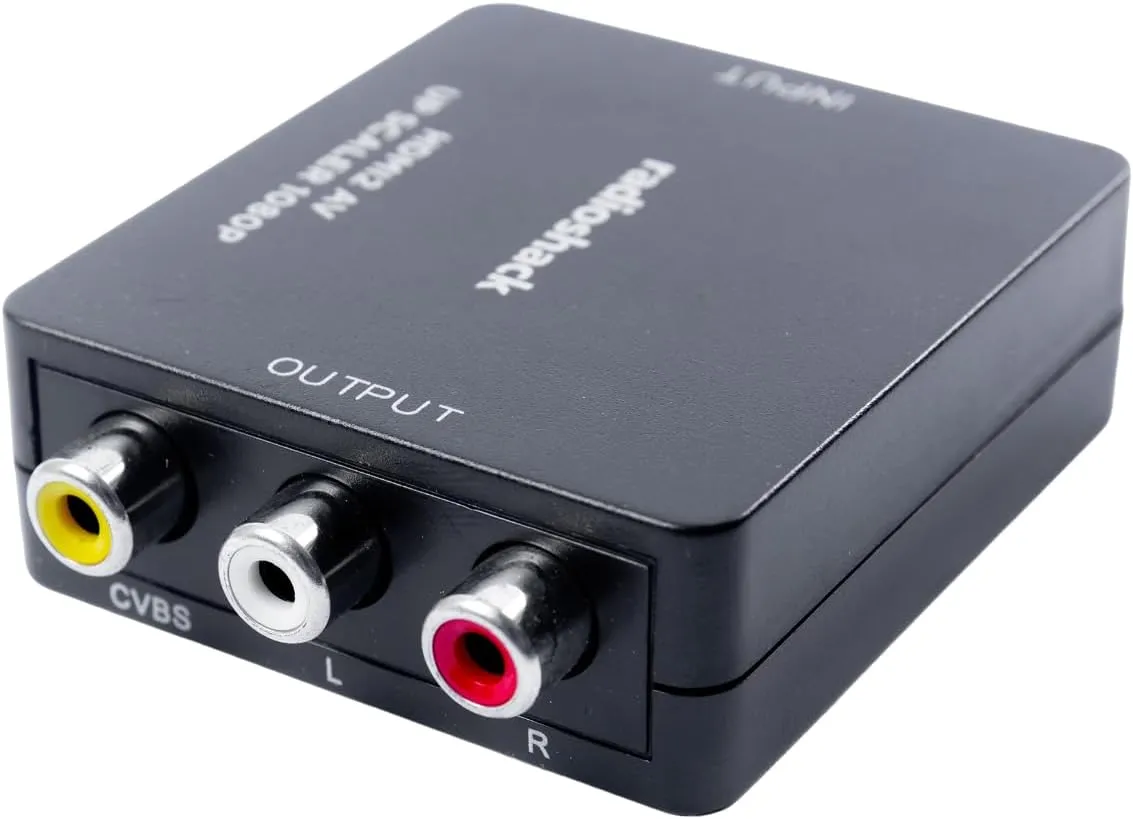 RadioShack Compact Plug & Play RCA to HDMI Adapter Video & Audio