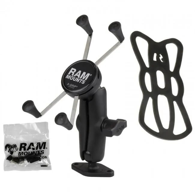RAM 1" Ball Mount with Diamond Base & X-Grip for Samsung Galaxy Note 10 (sku 47551)