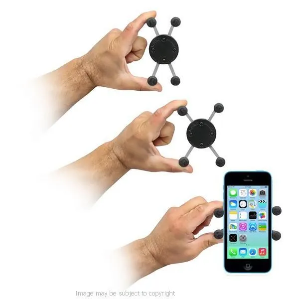 RAM 1" Ball Mount with Diamond Base & X-Grip for Samsung Galaxy Note 8 (sku 42102)