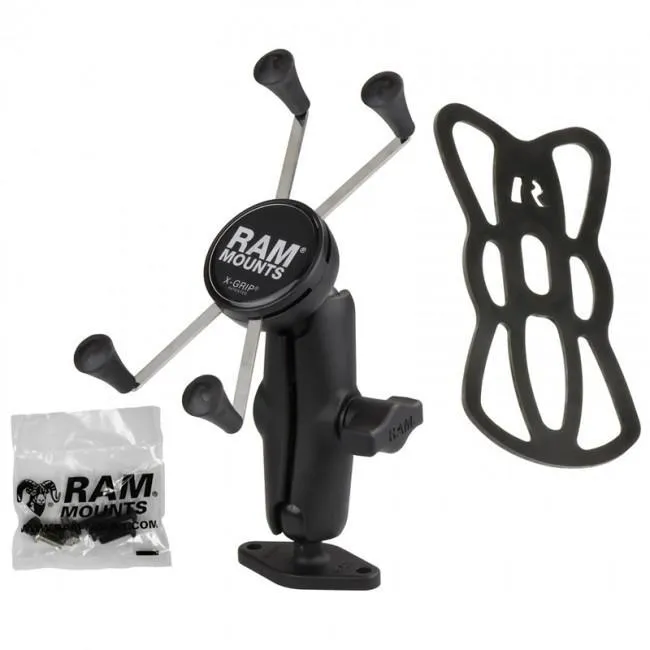 RAM 1" Ball Mount with Diamond Base & X-Grip for Samsung Galaxy S8 (sku 42142)
