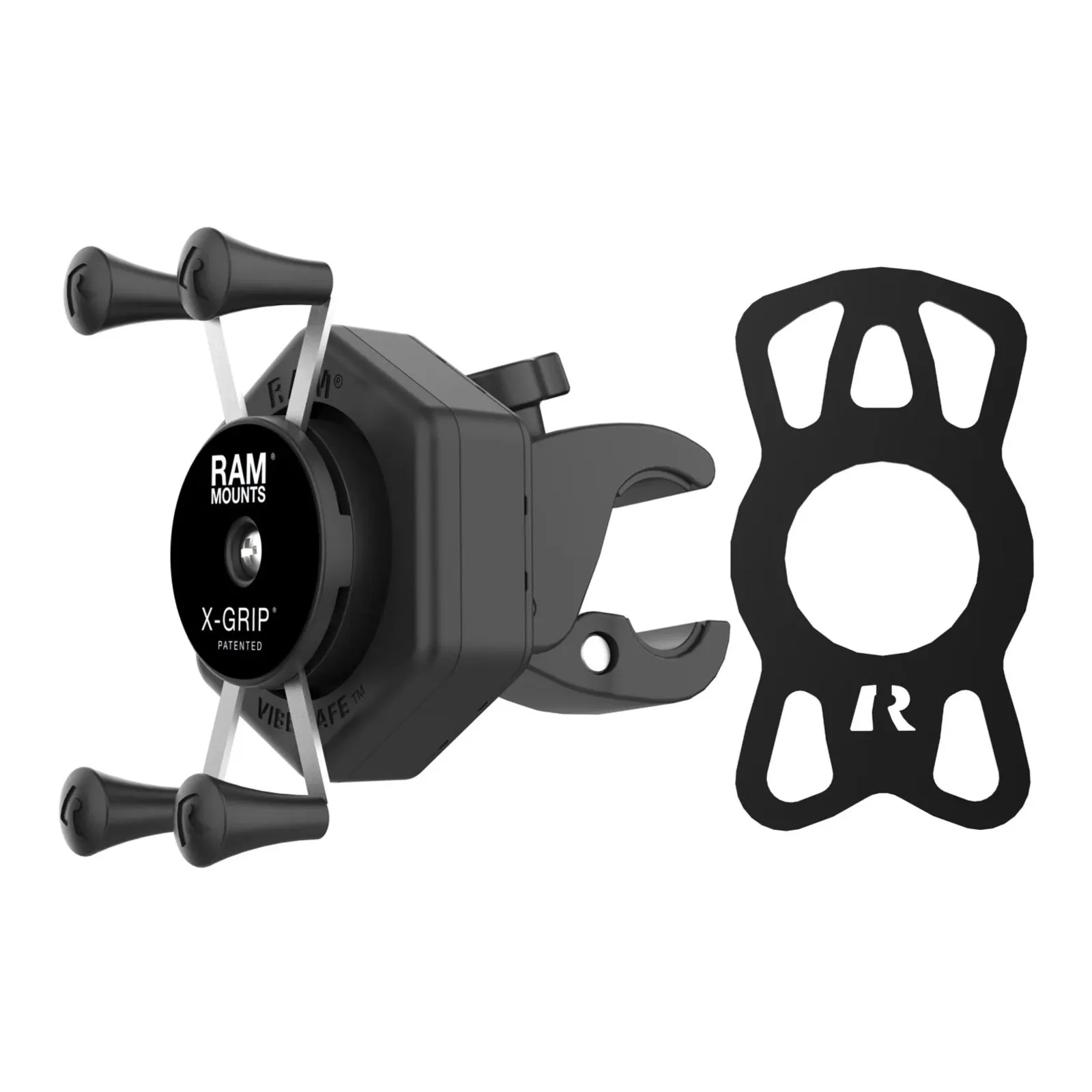 RAM Mounts X-Grip Phone Mount with Vibe-Safe & Small Tough-Claw