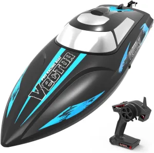 RC Boat - Remote Control Boat for Pools and Lakes, 32 Km/h Fast RC Boats for Adults and Kids, 2.4Ghz Self-Righting Racing Boats Summer Toys