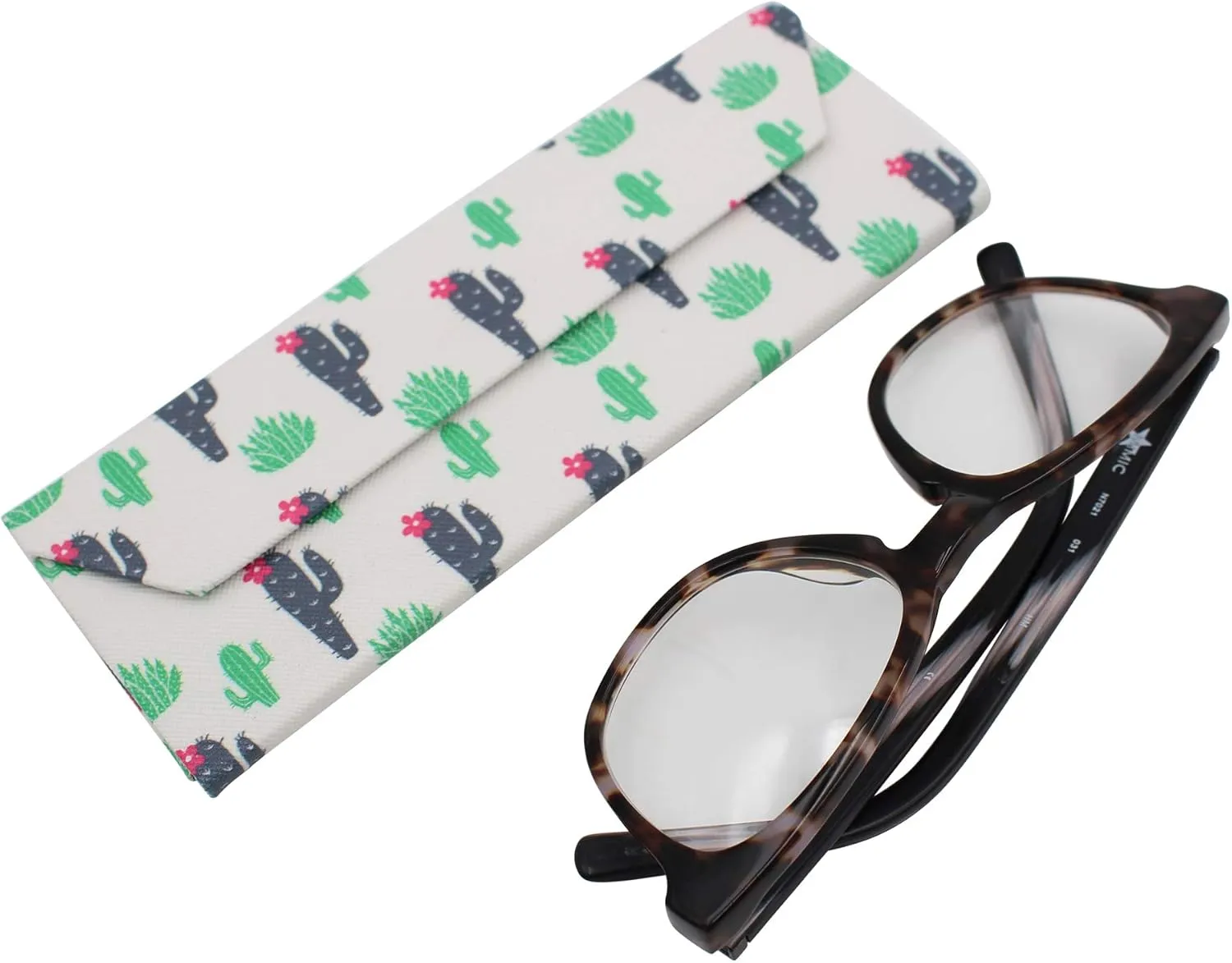 Real Sic Glasses Case for Men and Women - Magnetic Folding Hard Shell Sunglass Holder - Inspired by Nature