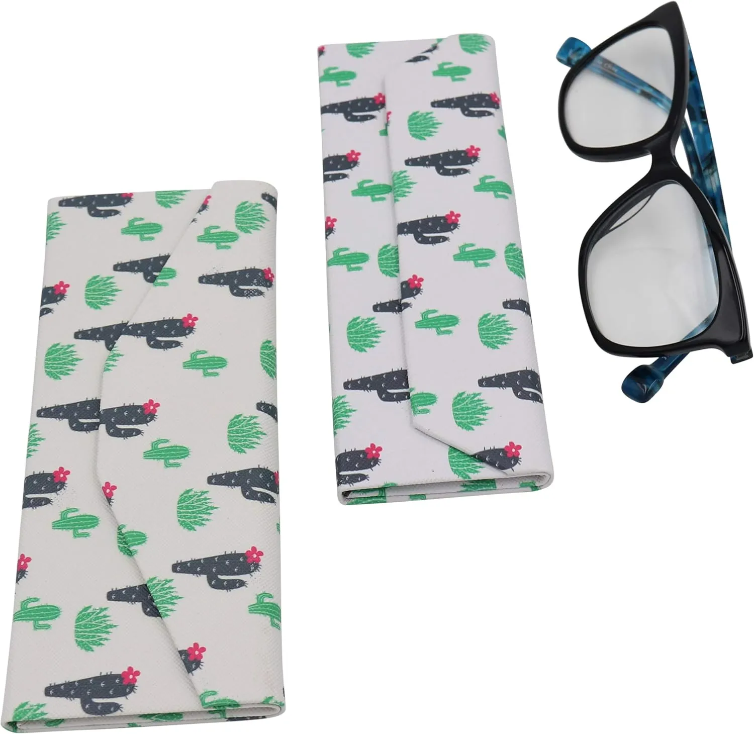 Real Sic Glasses Case for Men and Women - Magnetic Folding Hard Shell Sunglass Holder - Inspired by Nature