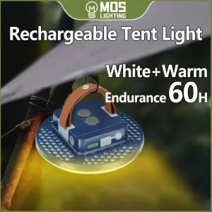 Rechargeable Magnetic Camping Tent Lanterns Emergency USB Flashlights
