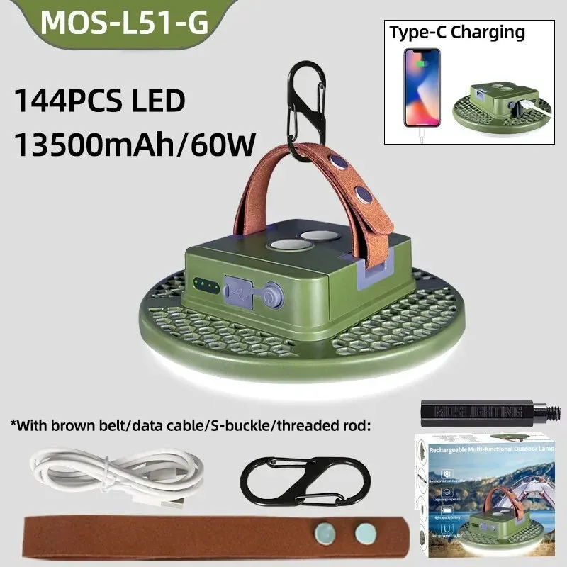 Rechargeable Magnetic Camping Tent Lanterns Emergency USB Flashlights