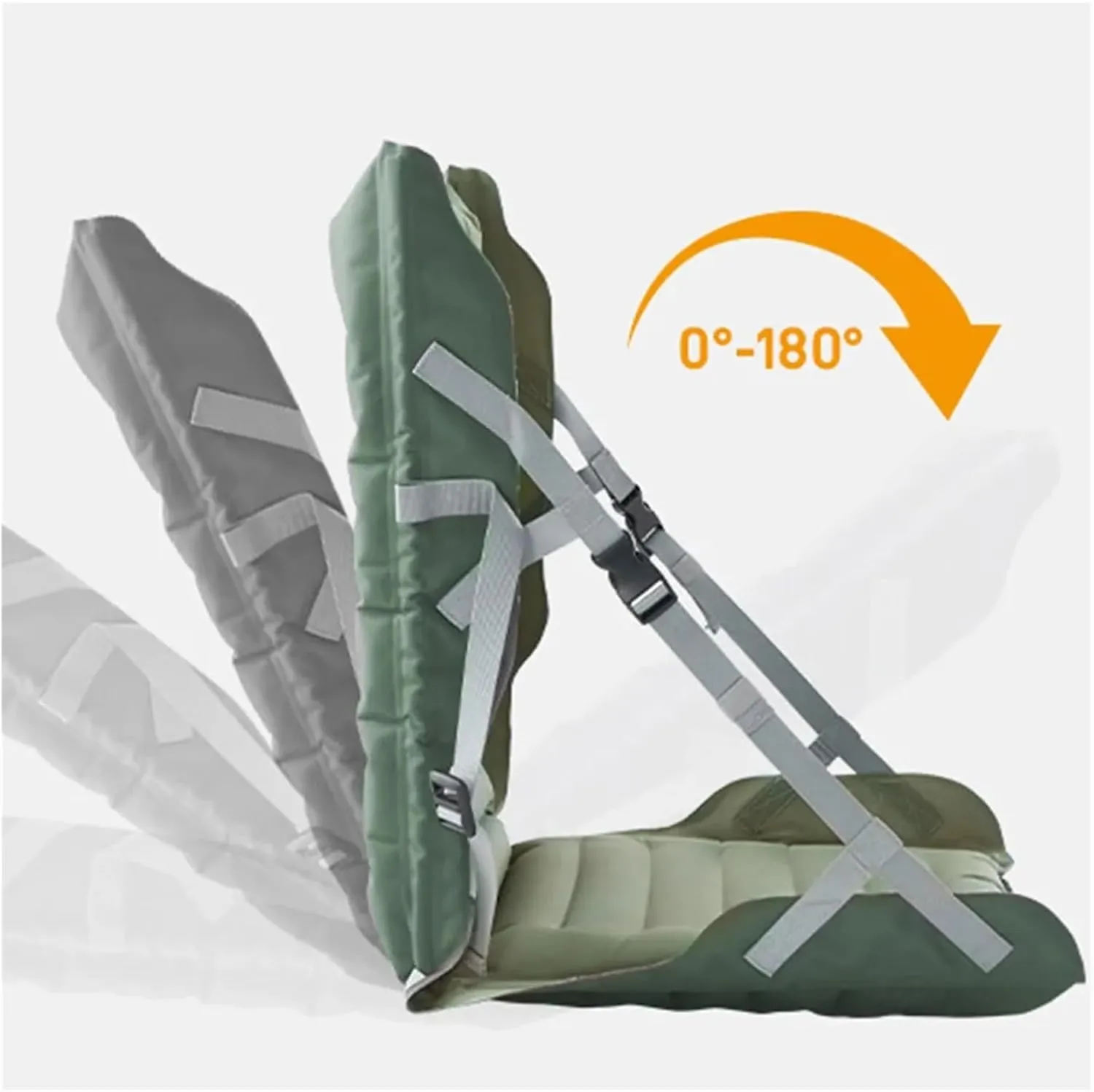 Recliner Portable Inflatable Camping Folding Cushion Leisure Chairs Outdoor Folding Chair Adjustable Fishing Picnic BBQ Beach Portable (Color : F1)