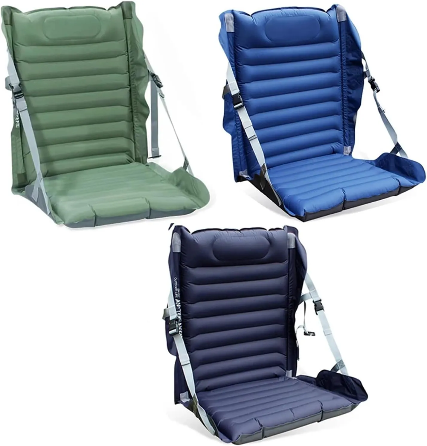 Recliner Portable Inflatable Camping Folding Cushion Leisure Chairs Outdoor Folding Chair Adjustable Fishing Picnic BBQ Beach Portable (Color : F1)