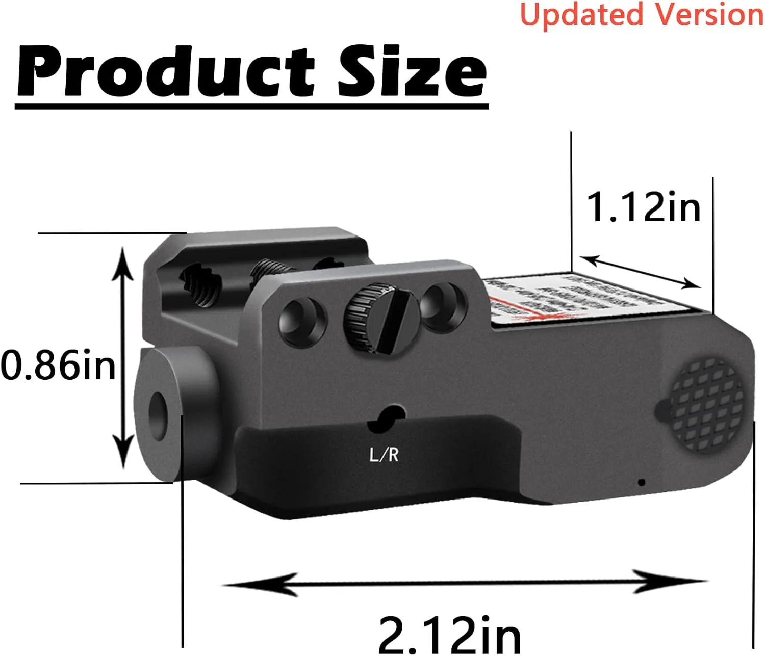 Red/Blue/Purple/Green Laser Sight Picatinny Rail Mount,Magnetic Rechargeable Red Beam for Pistol Handgun Rifle，Easy to Install and Adjust