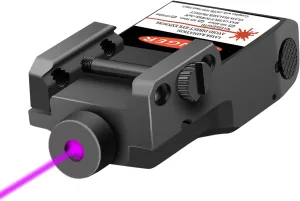 Red/Blue/Purple/Green Laser Sight Picatinny Rail Mount,Magnetic Rechargeable Red Beam for Pistol Handgun Rifle，Easy to Install and Adjust