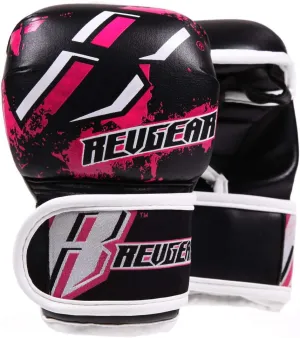 Revgear Kids MMA Boxing Gloves Combat Series, Youth Boxing Gloves, Muay Thai Punching Gloves - Protected Thumb, Ventilation