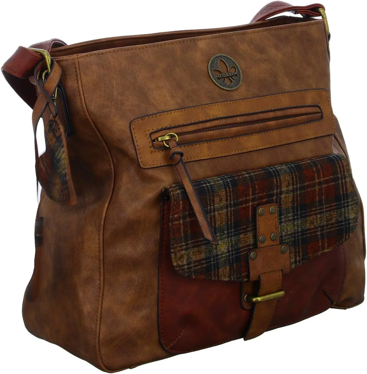 Rieker Shoulder Bag, Smoke Loam
