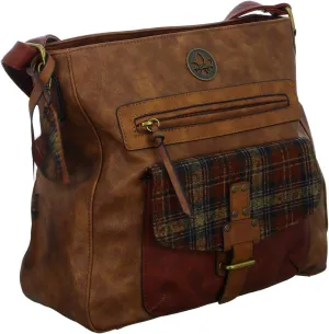 Rieker Shoulder Bag, Smoke Loam
