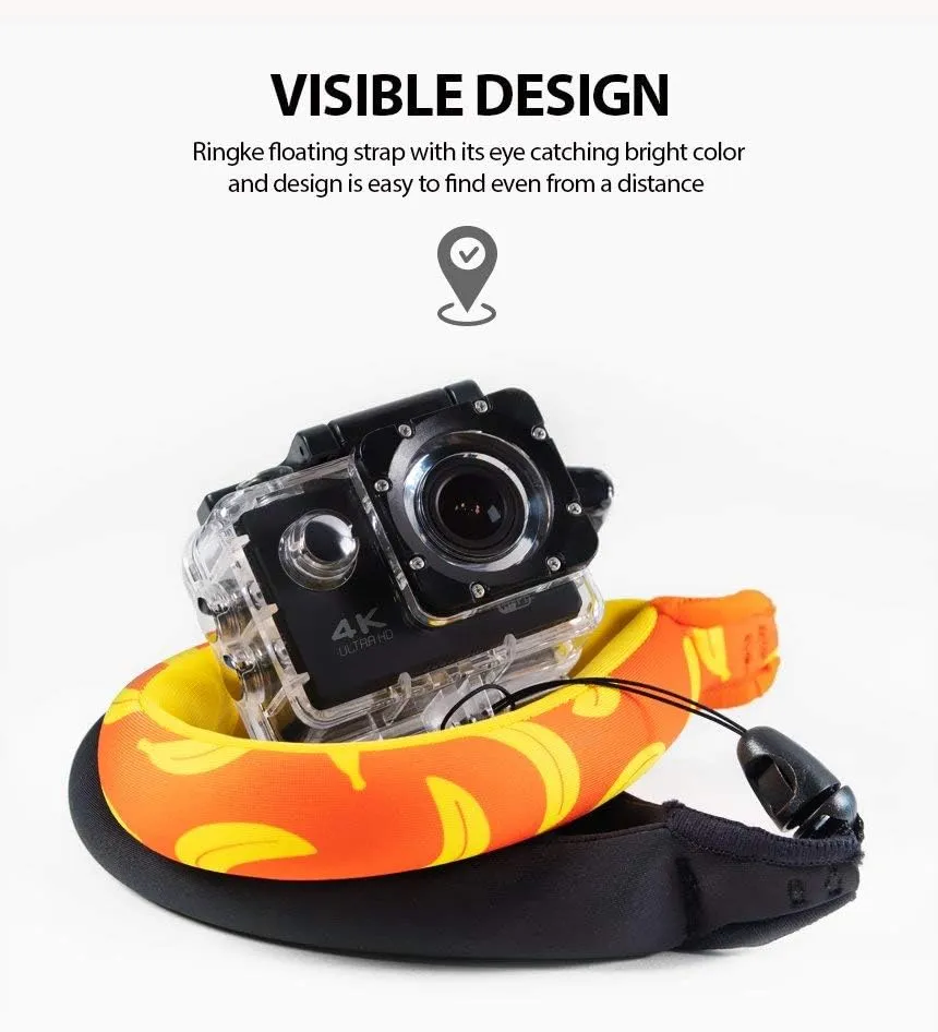 Ringke Waterproof Float Strap (2 Pack), Floating Strap, Wristband, Hand Grip, Lanyard Compatible with Camera, Phone, Key