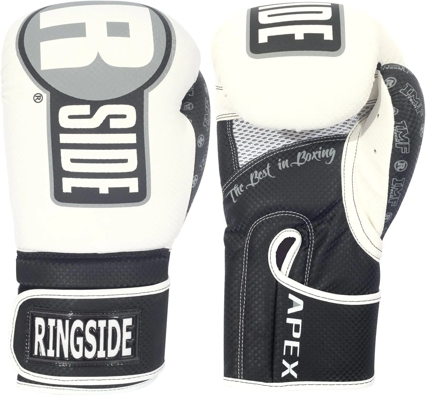 Ringside Apex Bag Gloves, IMF-Tech Boxing Gloves with Secure Wrist Support, Synthetic Boxing Gloves for Men and Women