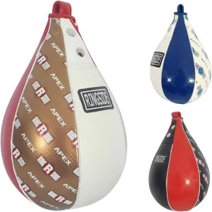 Ringside Apex Boxing Speed Bag - Premium Synthetic Leather Punching Ball, Multiple Sizes & Colors, Ideal for Hand-Eye Coordination, Training Equipment for Fighters