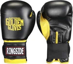 Ringside Golden Gloves Heavy Bag Gloves, 12-Ounce, Black