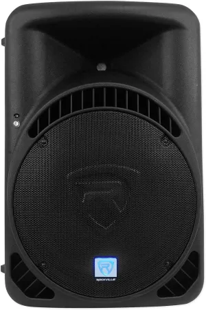 Rockville RPG15BT V2 15" Powered 1000W DJ PA Speaker w/Bluetooth   Remote   Wireless Link to Additional Speaker, Black
