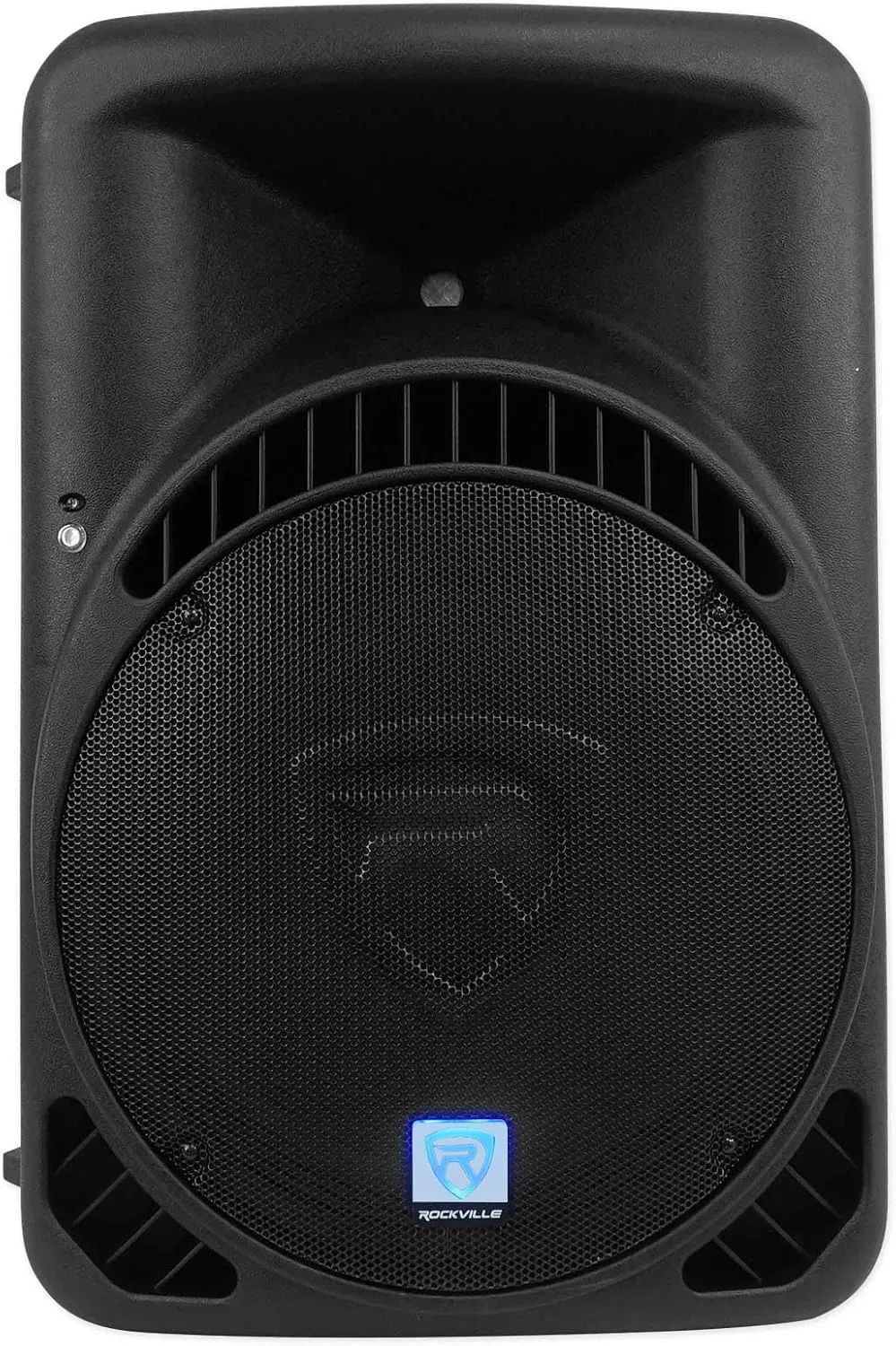 Rockville RPG15BT V2 15" Powered 1000W DJ PA Speaker w/Bluetooth   Remote   Wireless Link to Additional Speaker, Black
