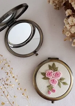Rose Garden Compact Mirror