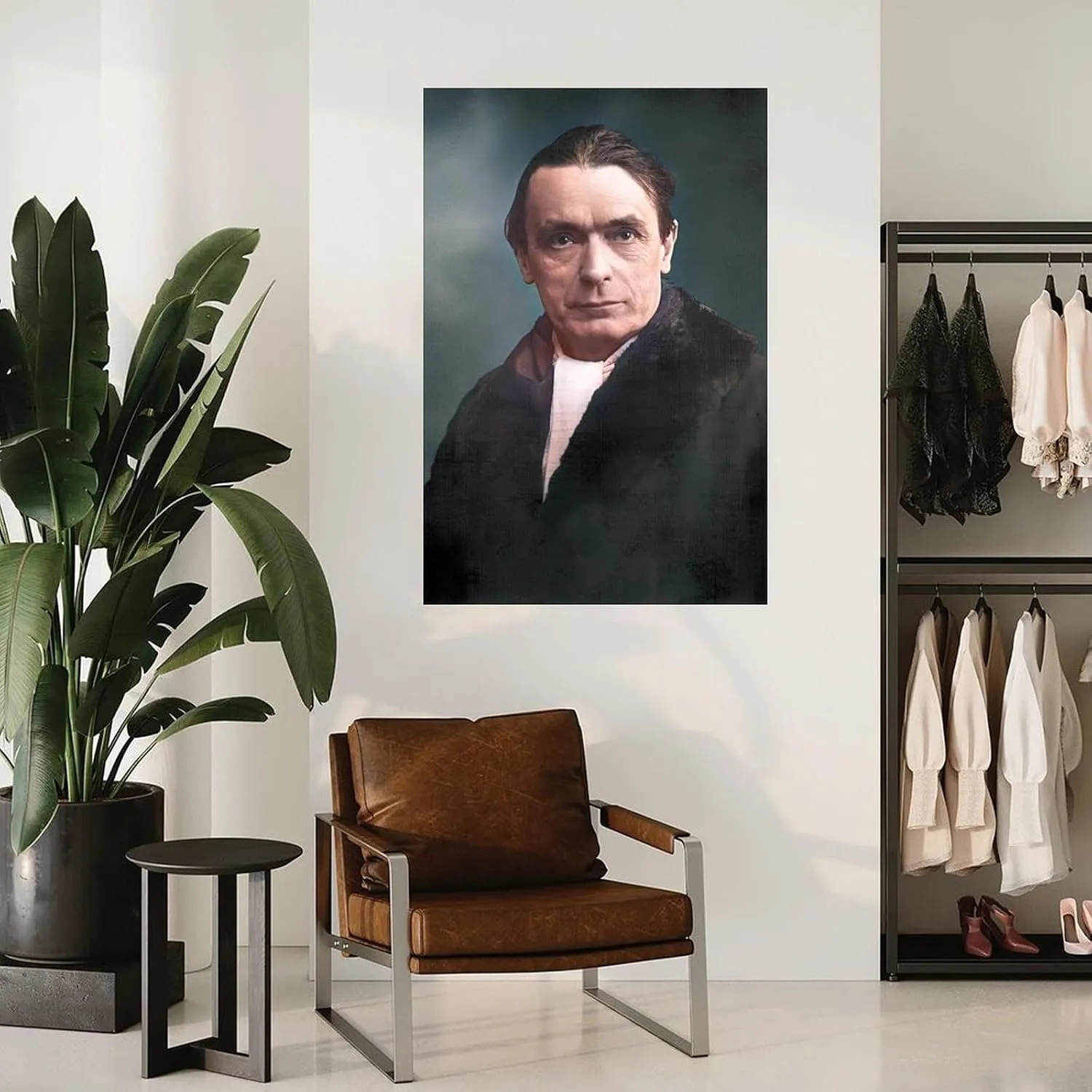 Rudolf Steiner Poster Austrian Architect Portrait (8) Canvas Painting for Living Room Bedroom Decor 24x36inch(60x90cm) Unframe-style