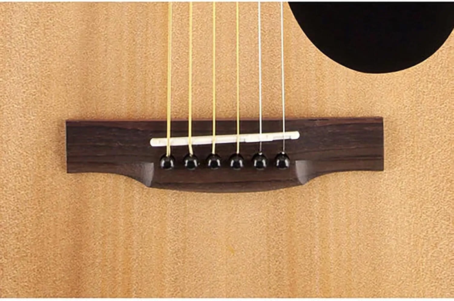 S35 Dreadnought Acoustic Guitar - Natural Bundle with Gig Bag, Strap, Strings, Picks, Instructional Book, Austin Bazaar Instructional Video, and Polishing Cloth