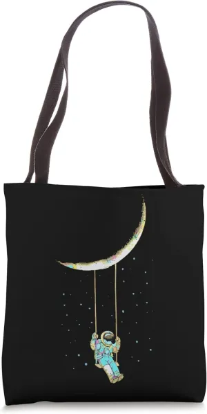 Saturn That Frown Upside Down - Funny Astronaut Jokes Tote Bag