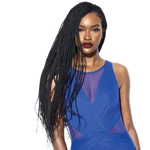 Sensationnel Ruwa Braided Lace Wig Cloud 9 Swiss Lace 4X4 Senegal Twist 32" (1)