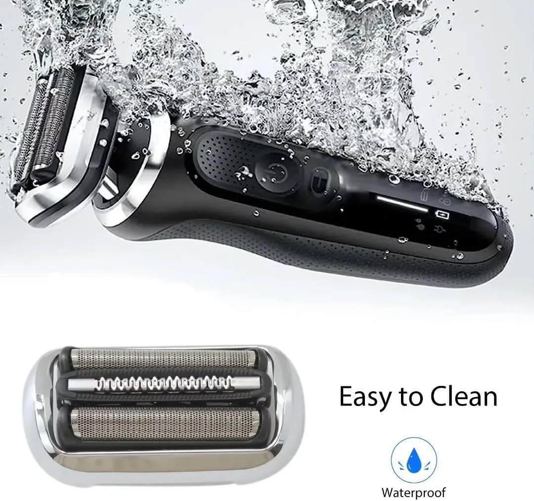 Series 7 73S Electric Foil Blade for Men, Waterproof Foil Shaver for B-raun Series7 7020s, 7025s, 7085cc, 7027cs, 7071cc and 7075cc Shavers (Black, New Packaing)