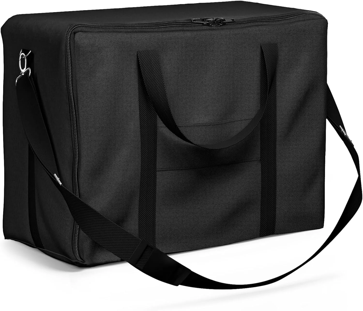 SHINESTAR Griddle Carry Bag for Blackstone 17 Inch & 22 Inch Tabletop Griddle with Hood and Stand, Portable Griddle Carry Bag for Travel, Heavy Duty 600D Waterproof Polyester, Black