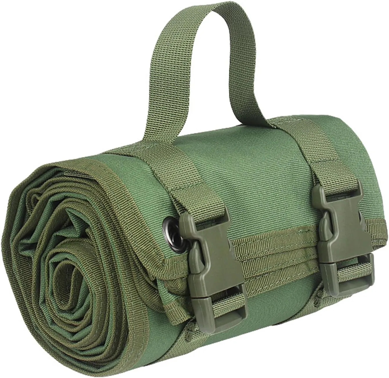 Shooting Mats Prone Padded Waterproof, Roll Up Shooting Mat Prone Rifle Shooter Mats Tactical Shooting Blanket Mat for Range Shooting Hunting (Green)