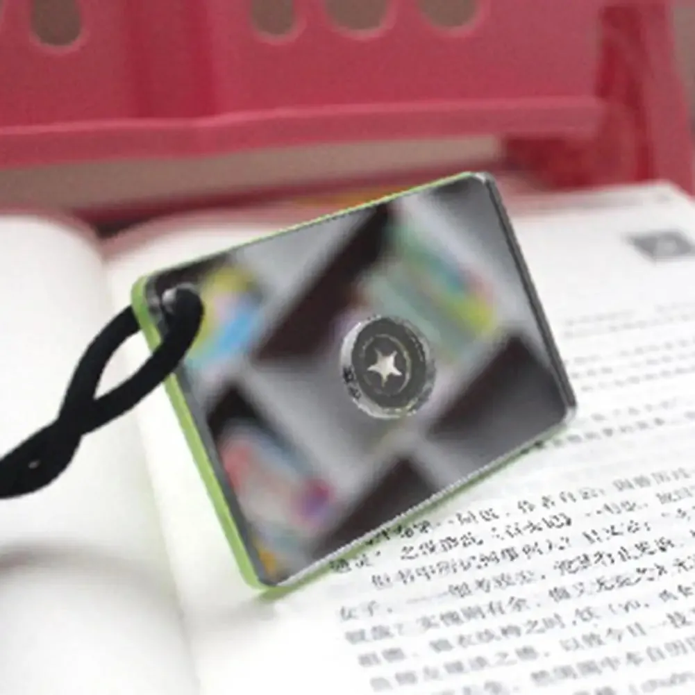 Signal Mirror with Compass & Whistle – Portable Emergency Survival Mirror, Lanyard Acrylic Rescue