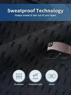 Sleep-Headphones-Bluetooth-Sleeping-Headband - Sleeping Headphones for Side Sleeper, Elastic Music Band Cozy ASMR Wireless Eye Mask Valentines Day Gifts for Her Him Wife Husband Women Men