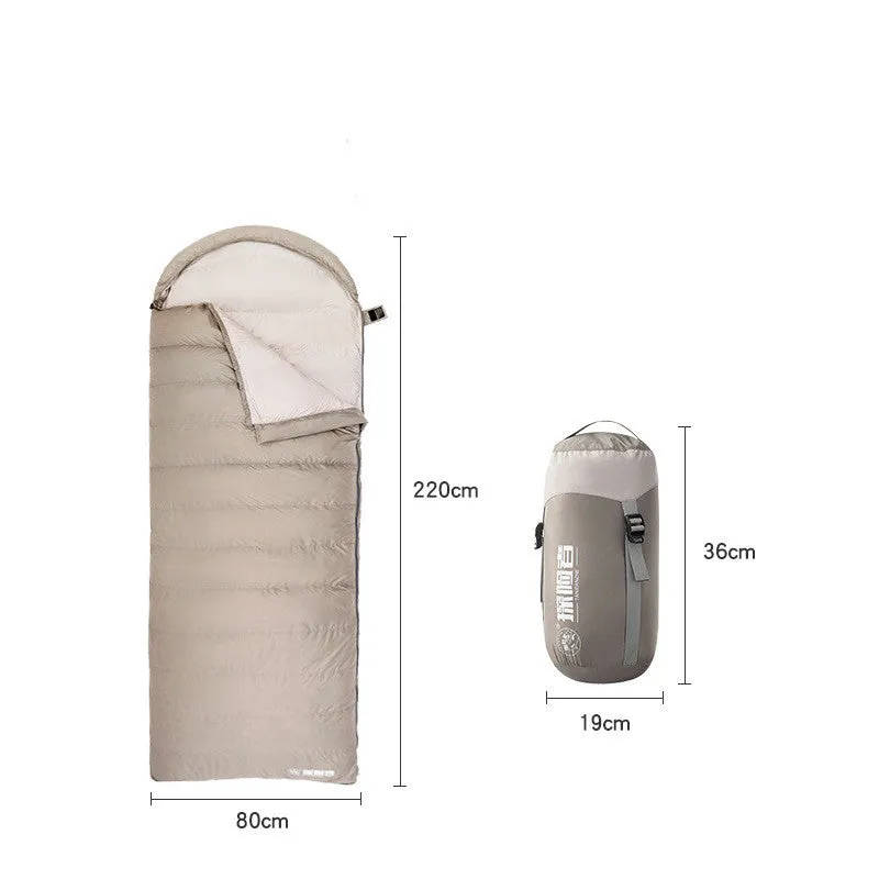 Sleeping Bag  Light Thickened Cold Winter Down Adult Outdoor Camping Duck Down Sleeping Bag