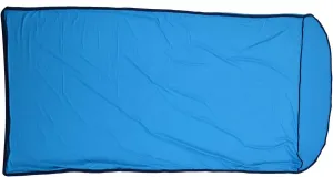 Sleeping Bag Liner, High Stretch Silky Polyester Fabric Skin Friendly Self Tan Sleep Sack, Comfortable Breathable Camping Sleeping Bags, for Outdoor, Camping(Blue)