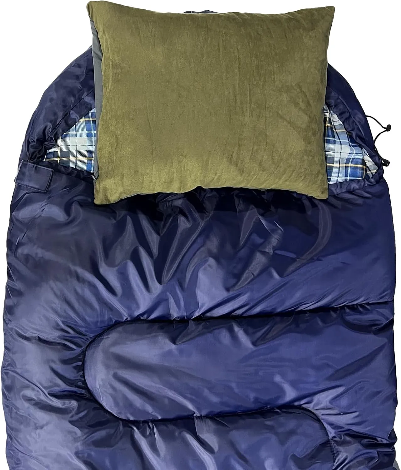 Small Camping Pillow, 12 x 16 Inch Lightweight Portable Compressible Backpacking Pillows for Outdoor Travel Hiking Sleeping, Green 2 Pack