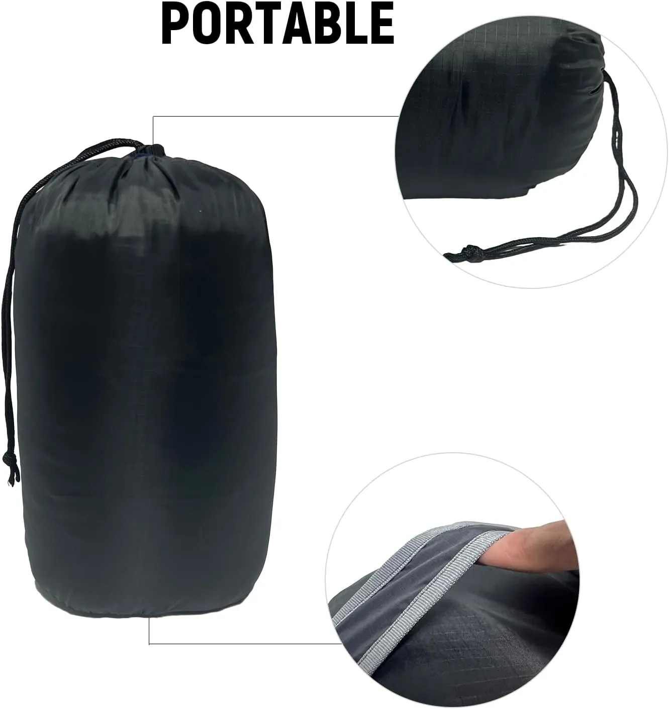Small Camping Pillow, 12 x 16 Inch Lightweight Portable Compressible Backpacking Pillows for Outdoor Travel Hiking Sleeping, Green 2 Pack