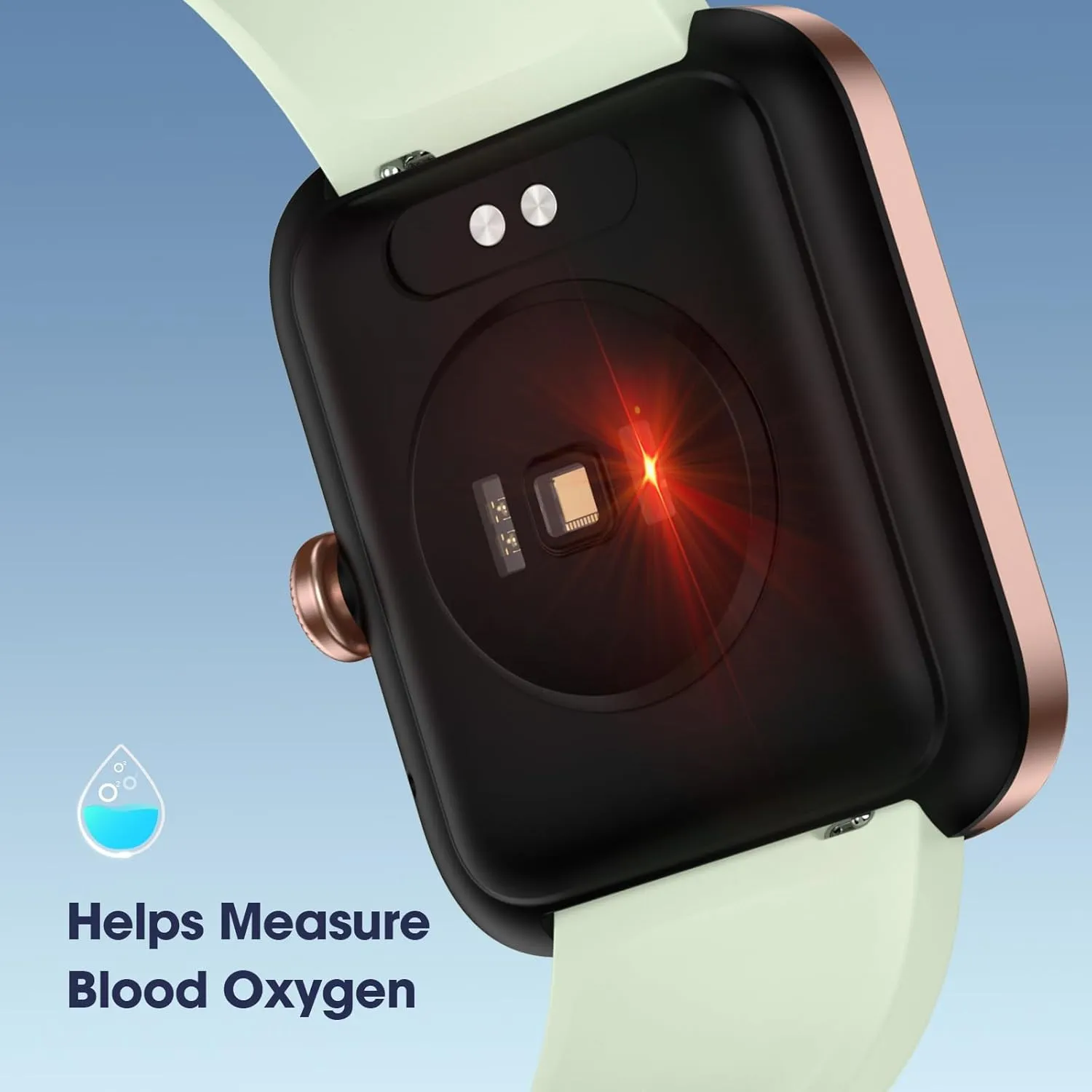 Smart Watch, Fitness Tracker with Heart Rate Monitor, Blood Oxygen, Sleep Tracking, 41mm Smartwatch Waterproof with Pedometer for Women Men Watch Compatible with Android iOS Phones