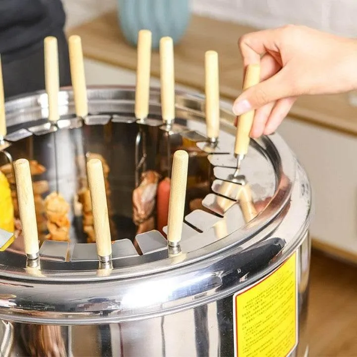 Smokeless Stainless Steel BBQ Grill - Portable Camping Solution