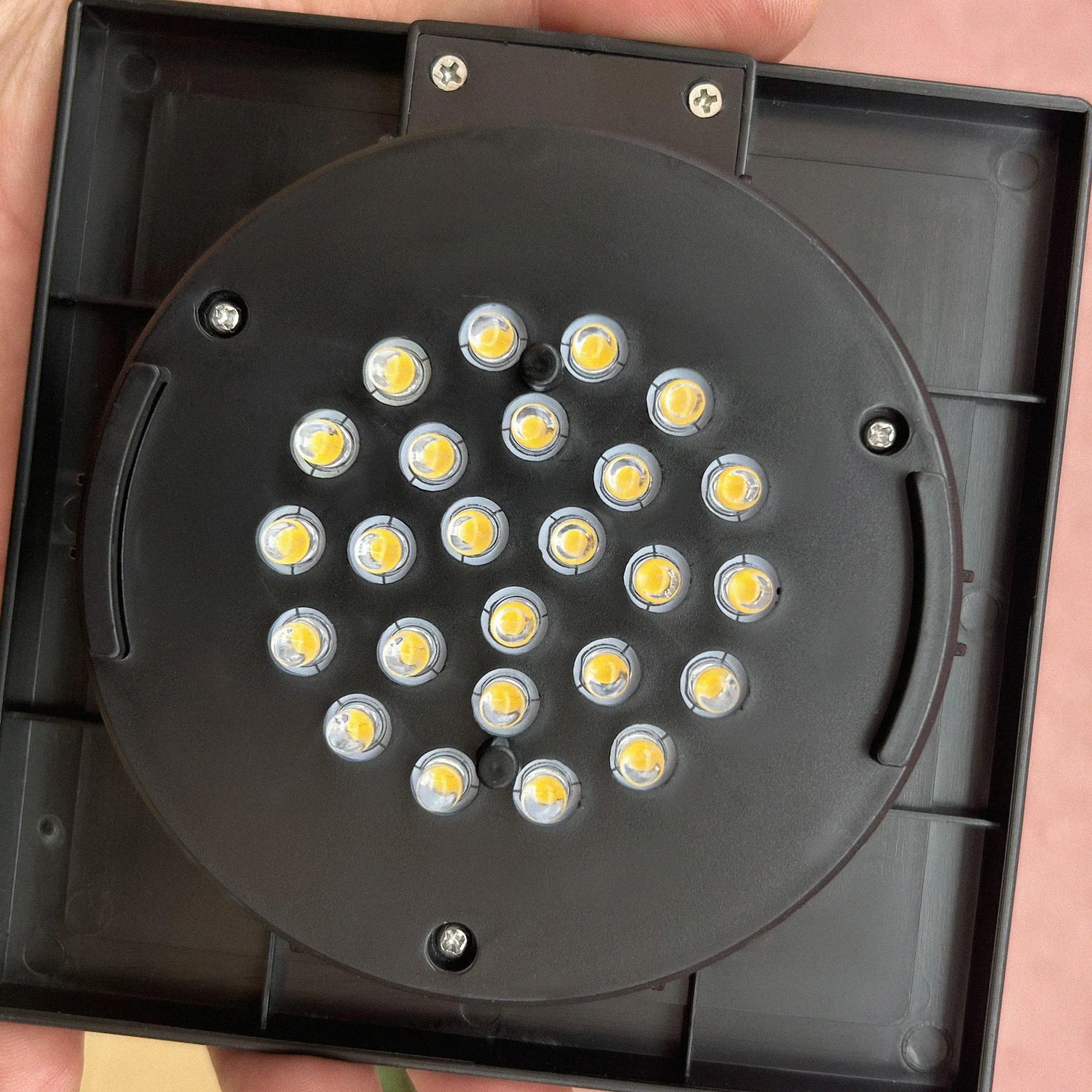 Solar Rattan Garden Lantern with Auto On/Off, Sand