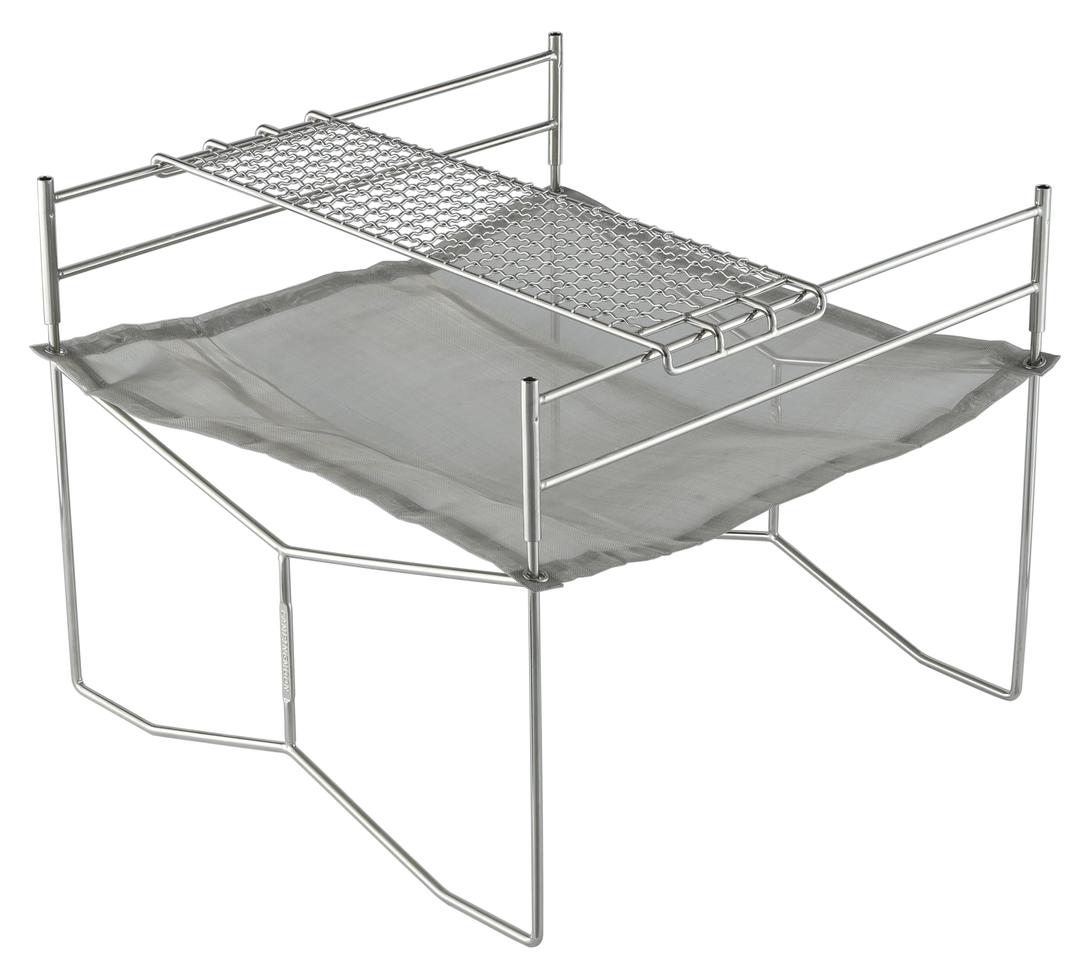 SOLO-301 Portable Mesh Fire Pit Grid Grate, Carry Bag