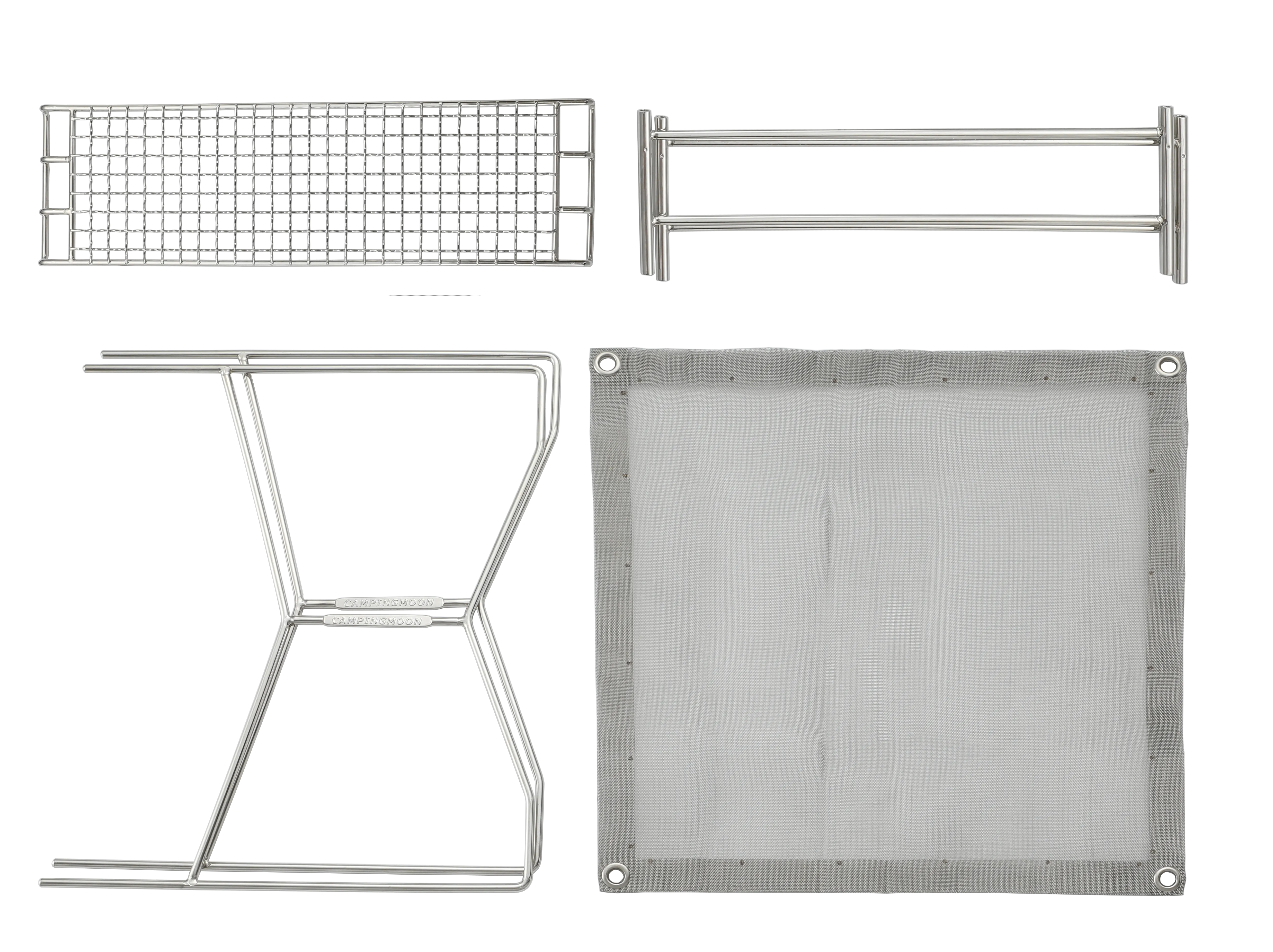 SOLO-301 Portable Mesh Fire Pit Grid Grate, Carry Bag