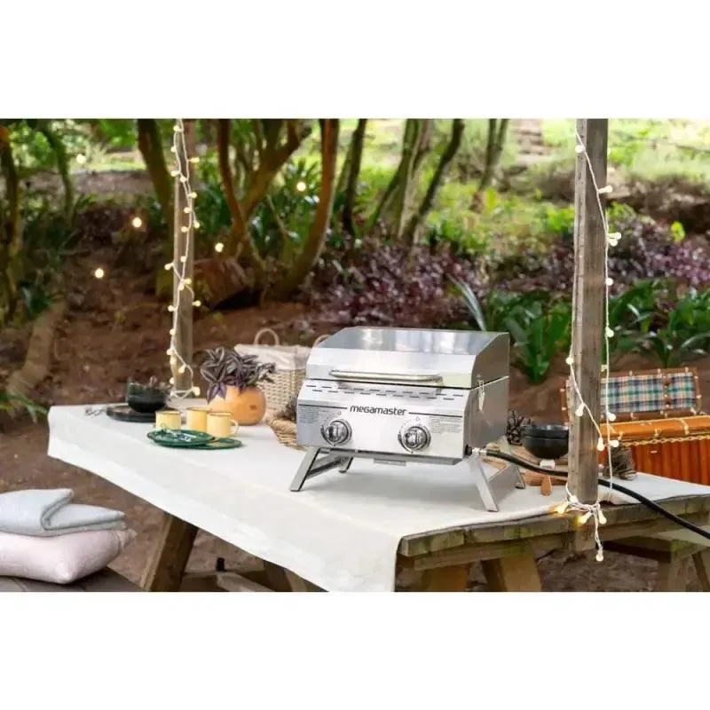 Stainless Steel 2-Burner BBQ Grill