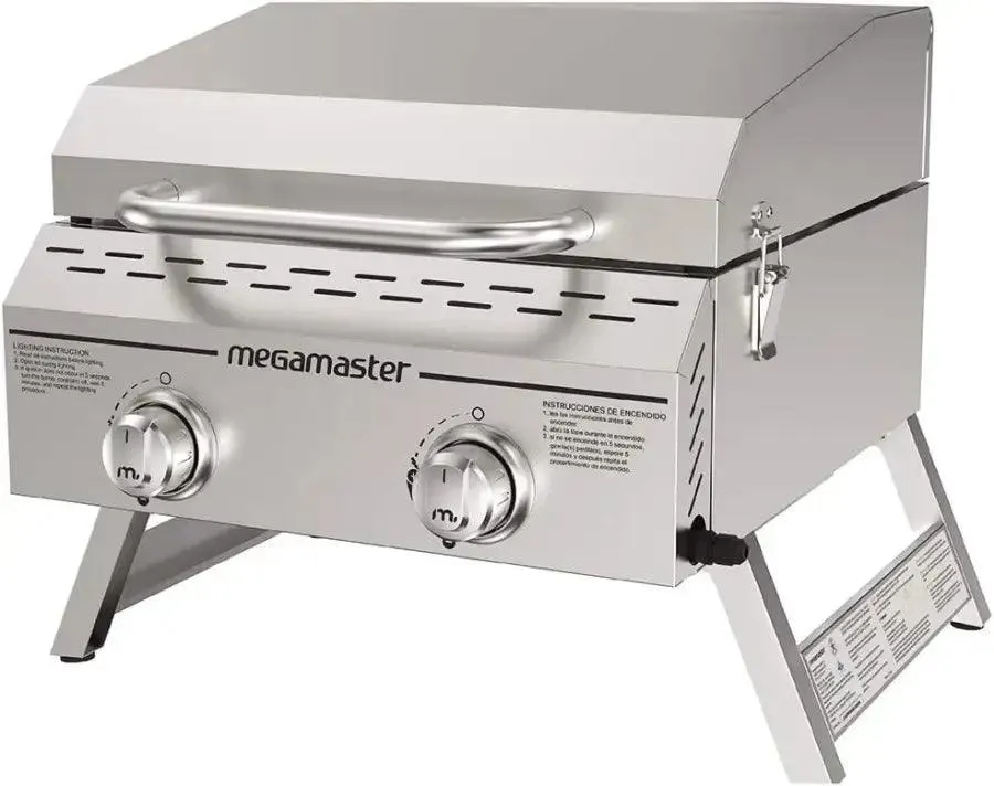 Stainless Steel 2-Burner BBQ Grill