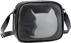 STEAMEDBUN Ita Bag Crossbody Cat Small Ita Purse Pin Display Bag with Insert